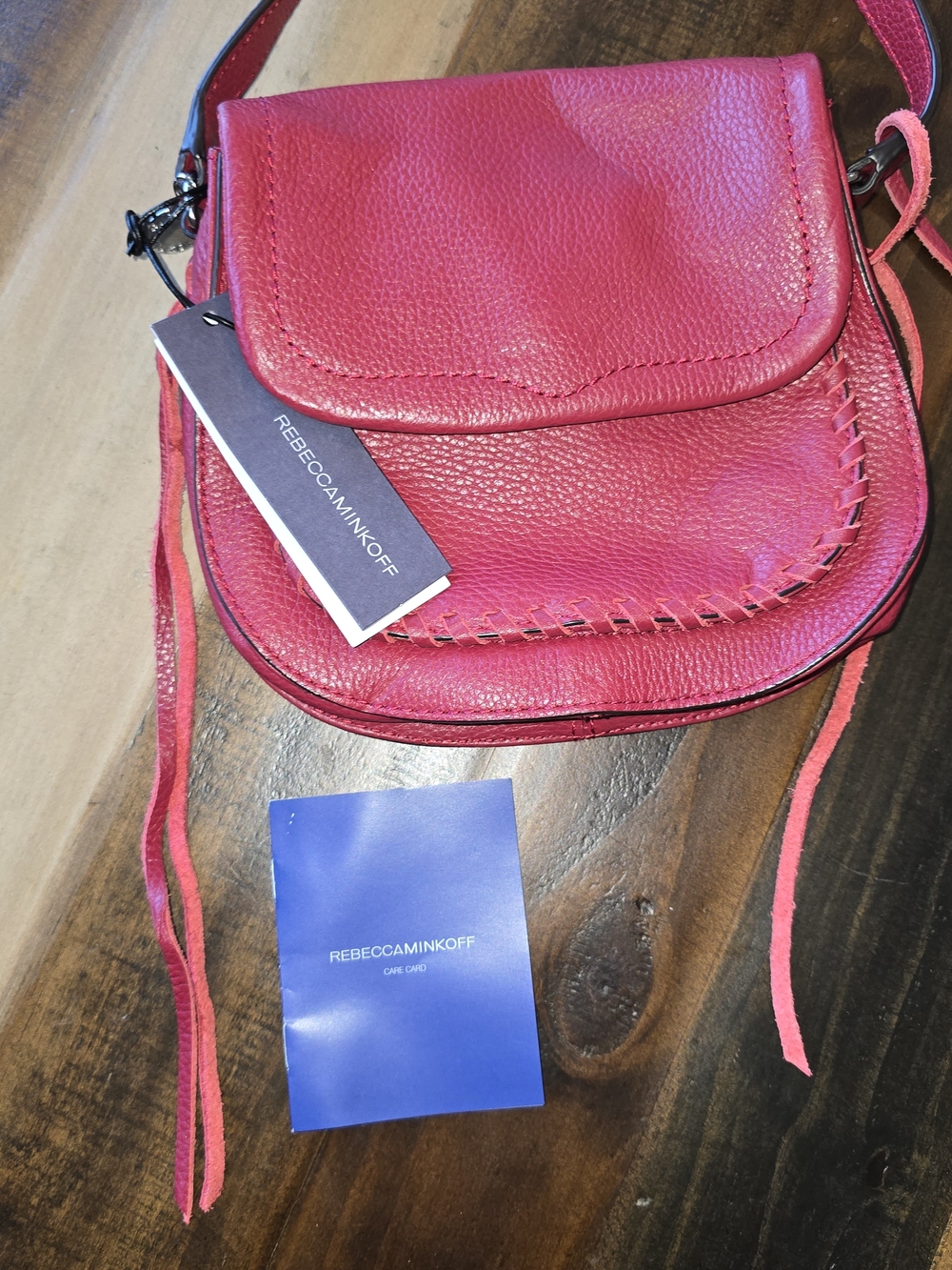 Rebecca Minkoff Red Leather Crossbody Bag